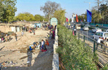 Photos of Great Wall of Ahmedabad built to welcome Trump goes viral